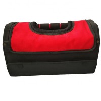 Heavy duty steel tube tool bag with double layer for long lasting durability