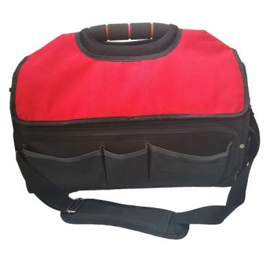 Oxford cloth heavy duty electrical repair tool bag with tubular handle for plumber