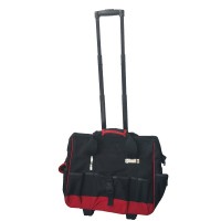 Durable trolley rolling tool bag with wheels and big capacity