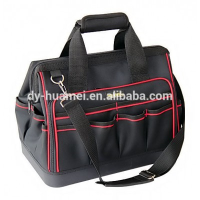 Plastic Bottom Canvas Tool Organizer Bag